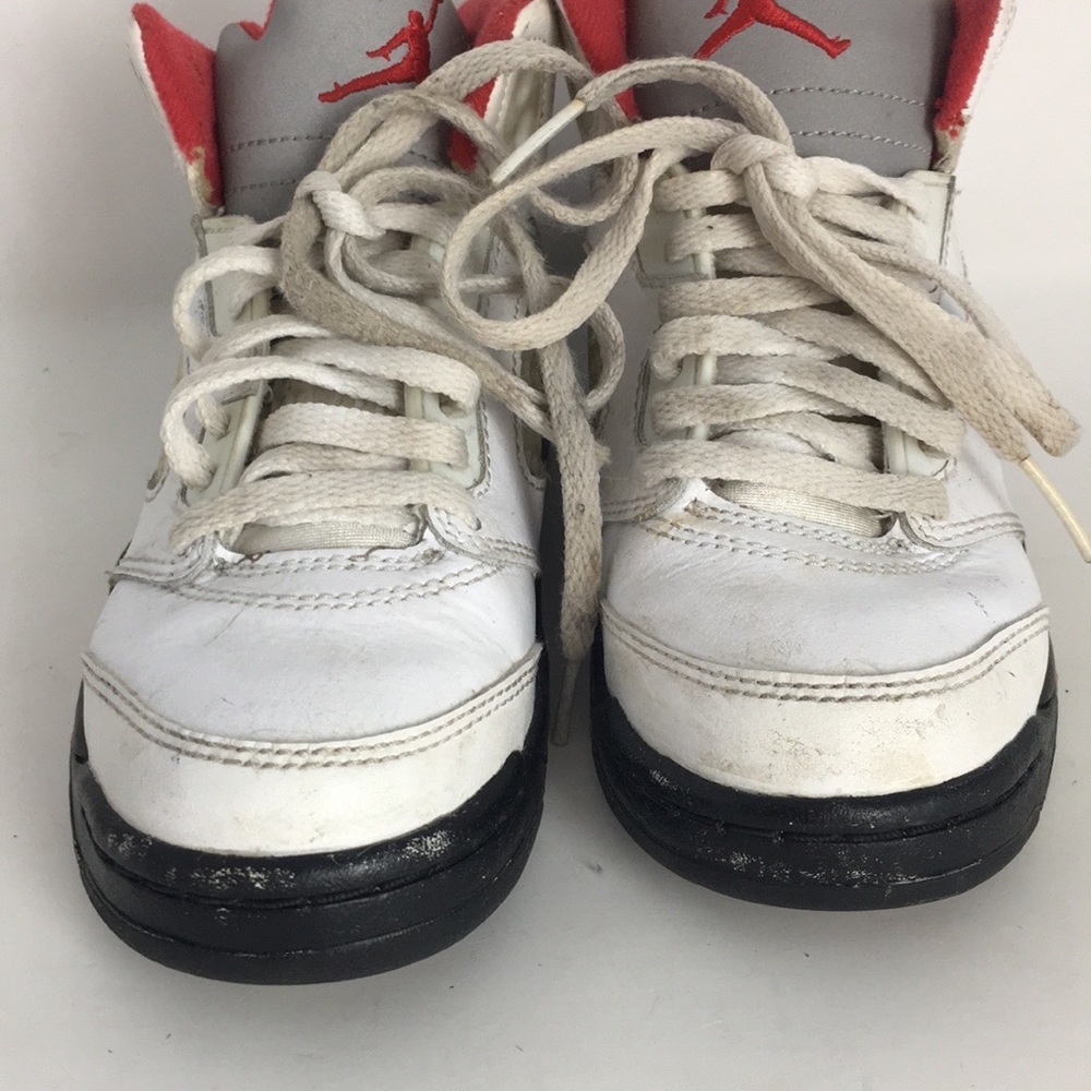 Jordan 5 Retro Fire Red Silver Tongue Men’s 2019 Style - Picture 4 of 15